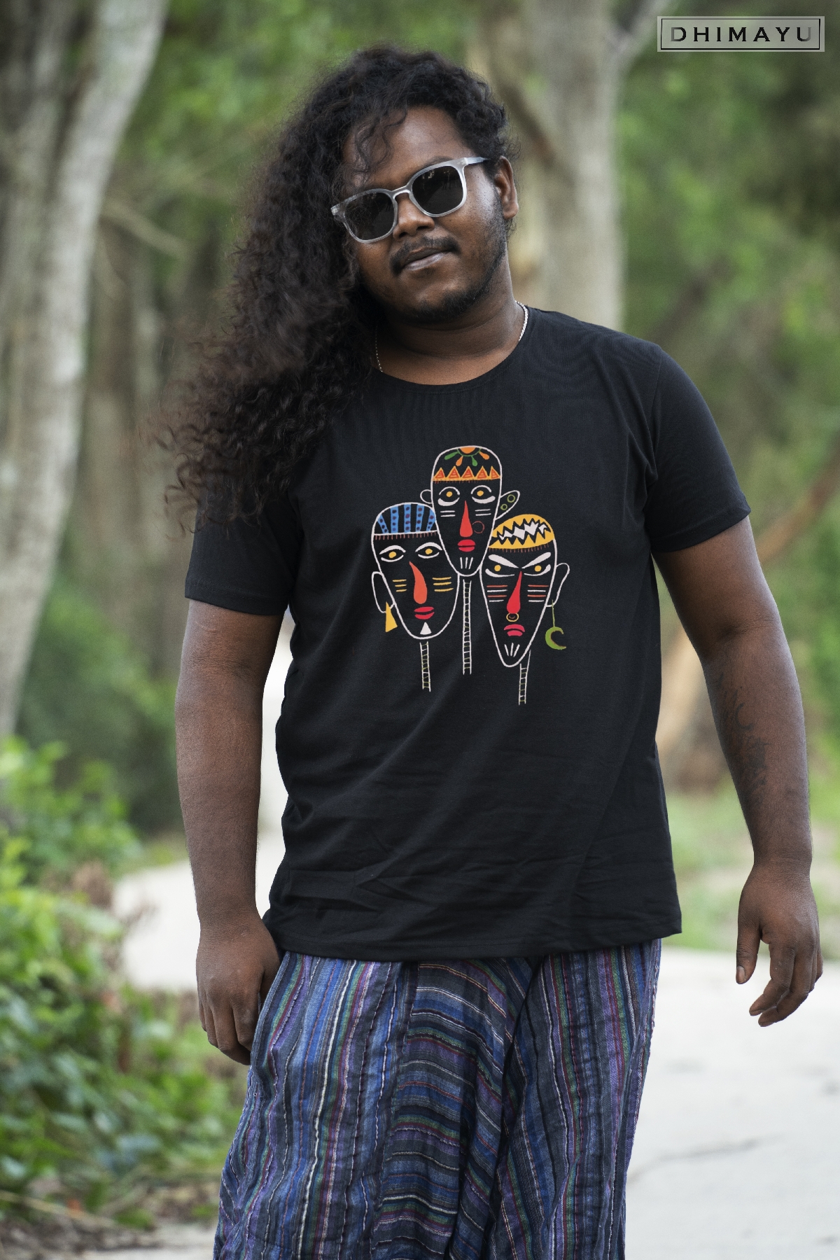 Tribal Faces Tee Shirt
